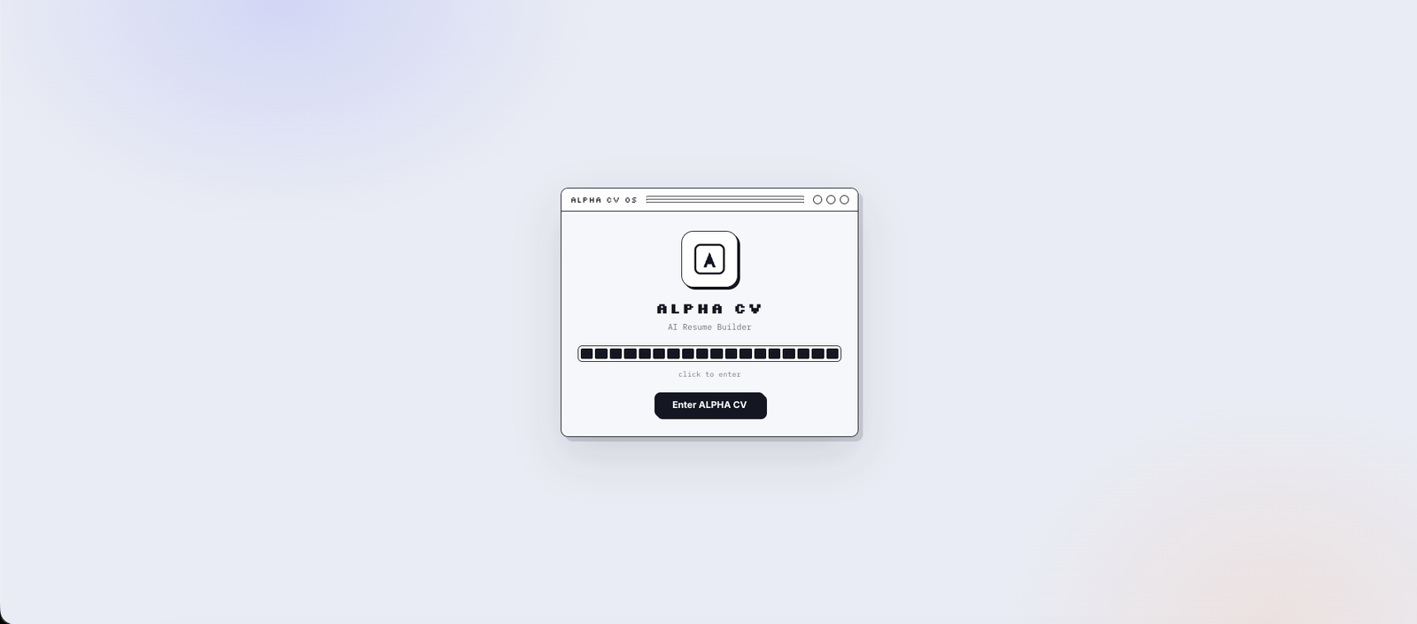 Alpha-CV AI