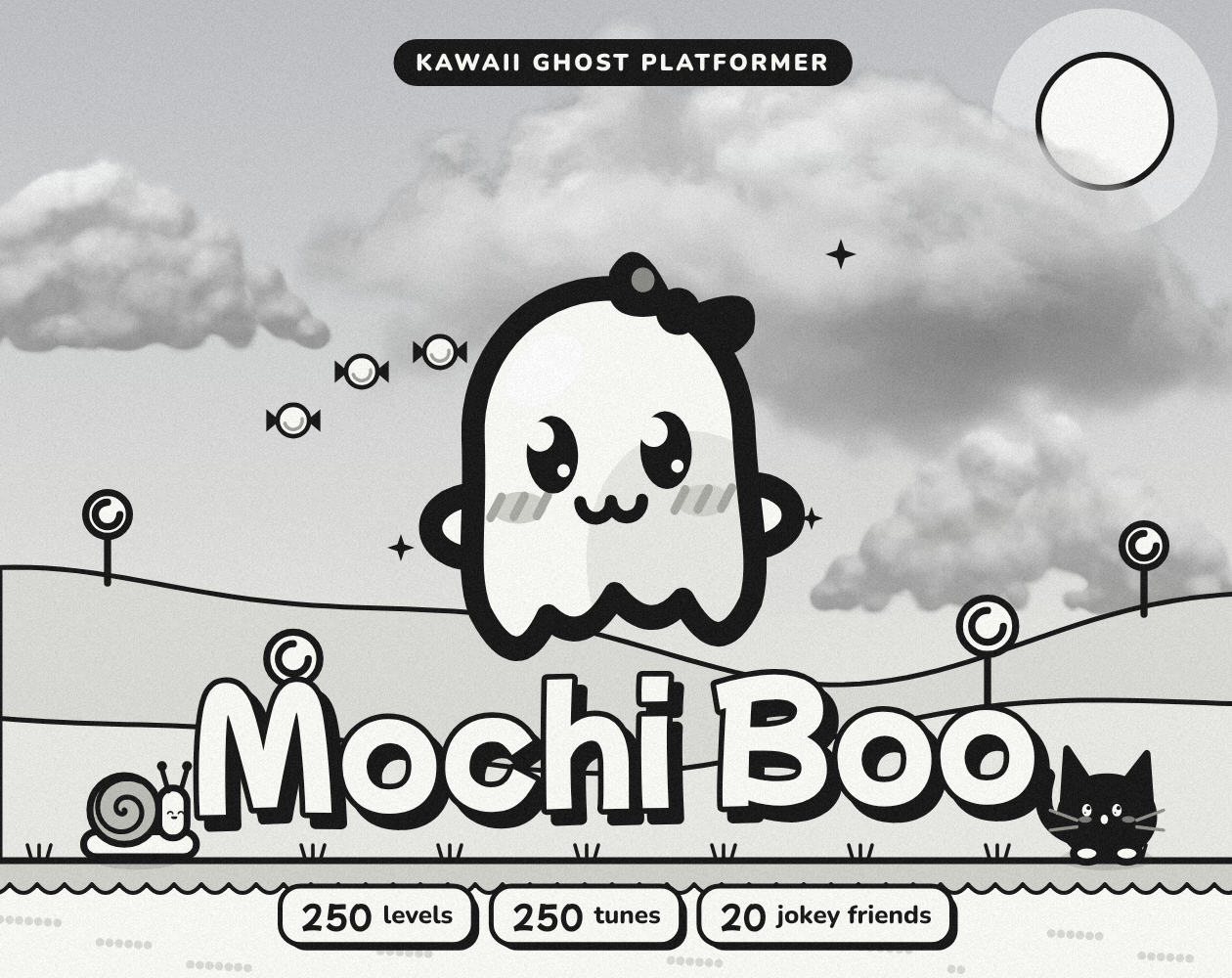 Mochi Boo — kawaii ghost platformer game