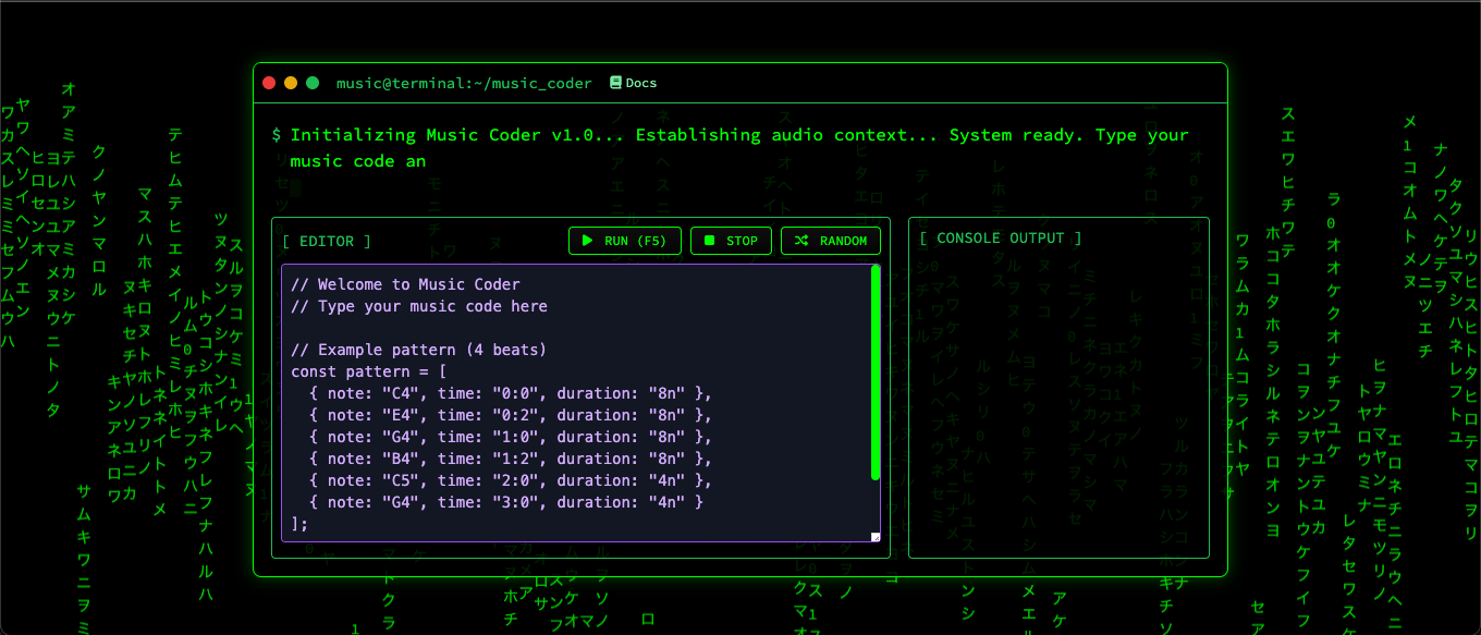 Music coder