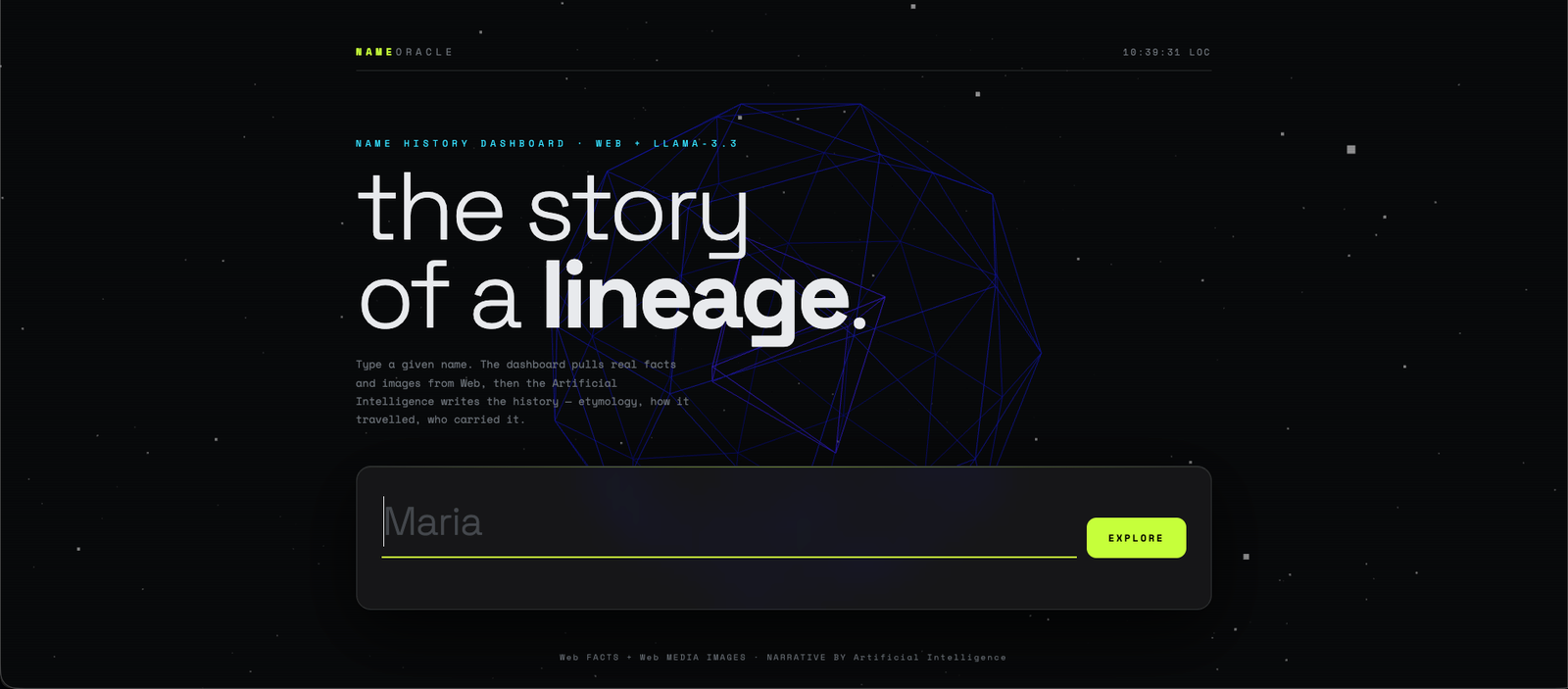 Name Oracle AI