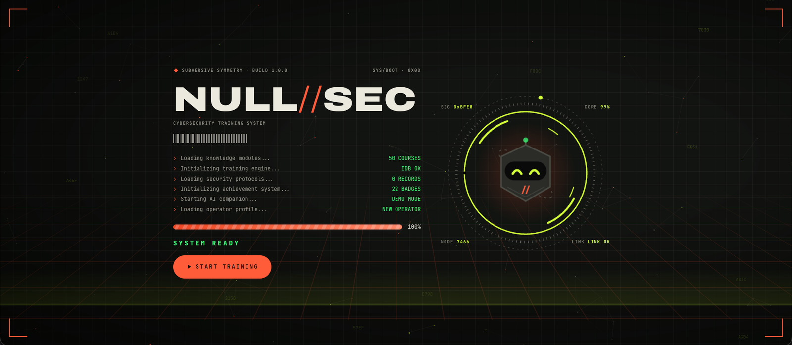 null//sec — cybersecurity learning platform